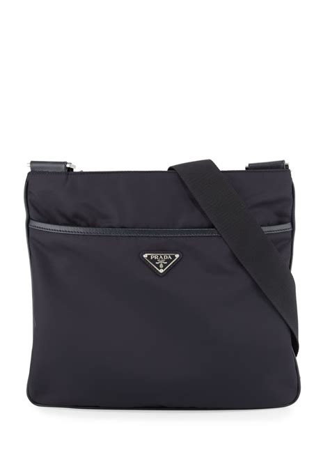 prada mens messenger|prada nylon crossbody messenger bag.